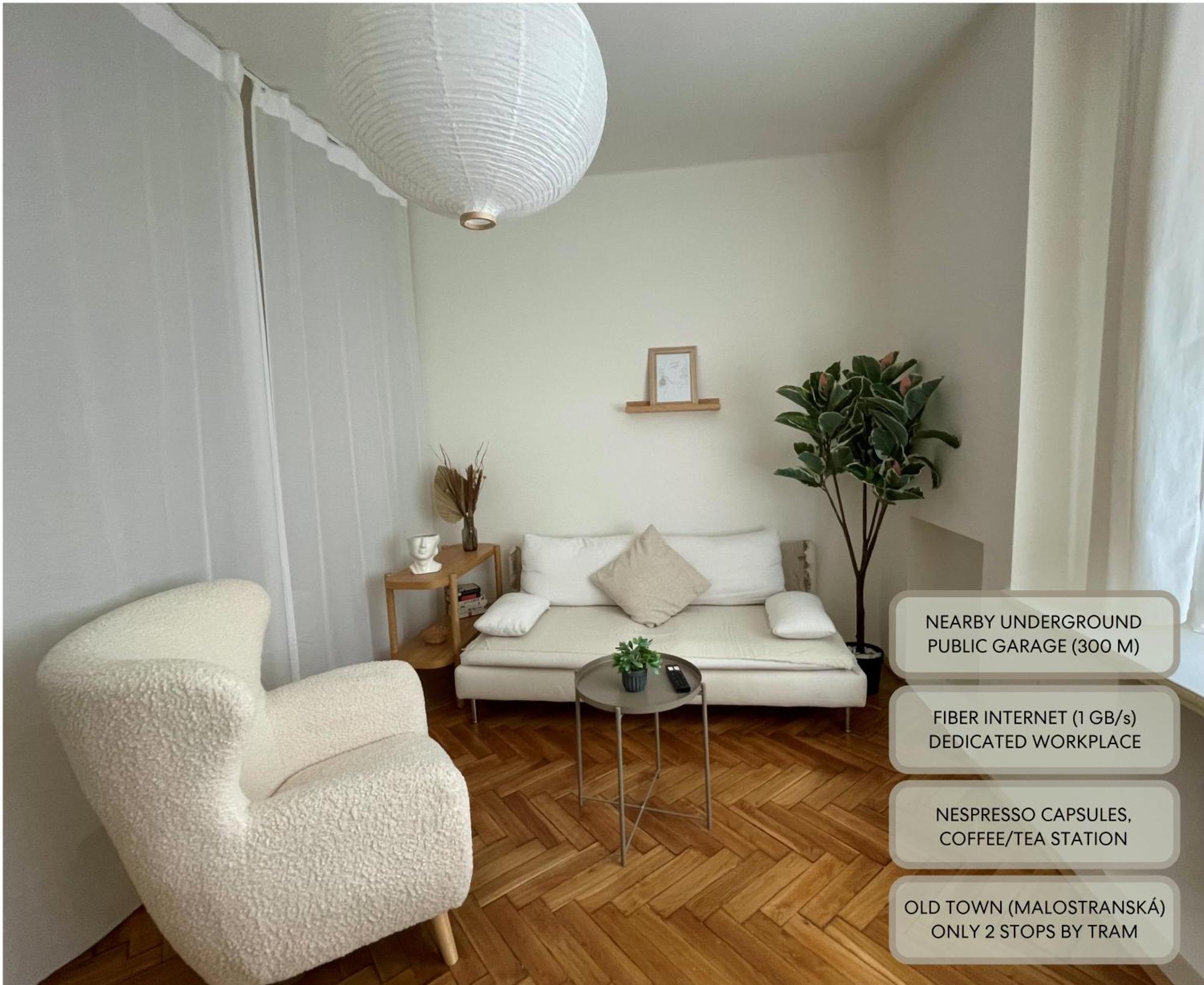 Urban Retreat I Modern Boho Apartments In Lovely Letna District - 10 Minutes From Old Town Prague Exterior photo